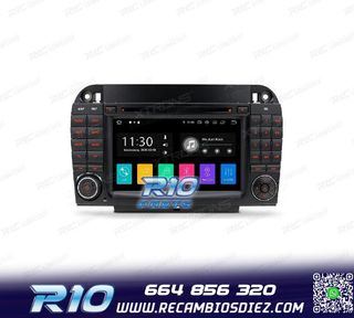 RADIO GPS ANDROID 10 PARA MERCEDES S W220 98-05