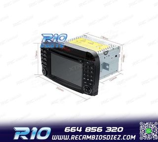 RADIO GPS ANDROID 10 PARA MERCEDES S W220 98-05
