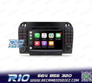 RADIO GPS ANDROID 10 PARA MERCEDES S W220 98-05