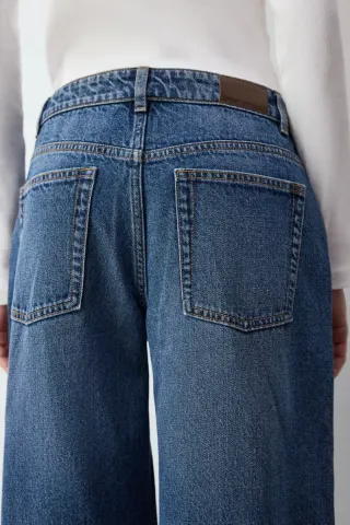 Pantalón Vaquero Azul Wide Leg Lefties