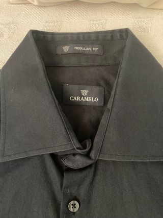 Camisa Caramelo Talla L Negra