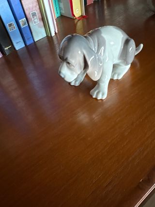 Perro Lladro Porcelana