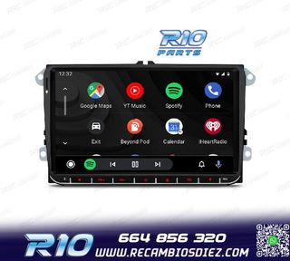 RADIO GPS ANDROID 12 PARA VOLKSWAGEN VW SKODA SEAT