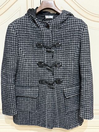 Cappottino donna Pola grigio e nero