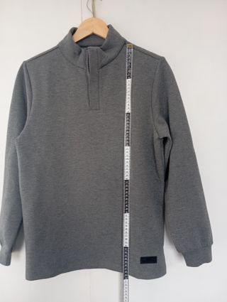 Sudadera técnica Mango gris