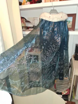 Disfraz Vestido Elsa Frozen Talla 8