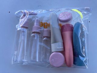 Set envases cosméticos viaje rellenables