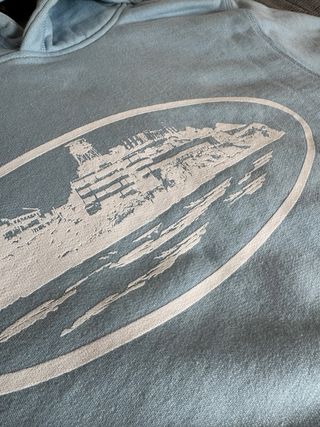 Sudadera Corteiz Baby Blue original con factura