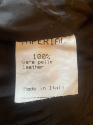 Giacca Pelle Vintage Uomo M/L Imperial