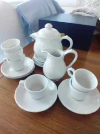 Juego de café Bidasoa de porcelana