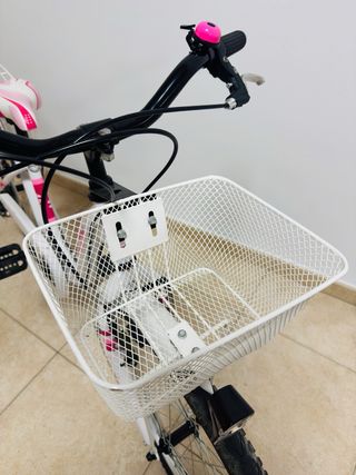 Bicicleta Niña Olmo Alya 24 6v Blanca/Rosa