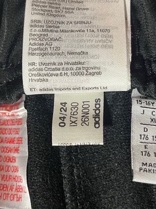 Pantalón chándal Adidas Original vintage black