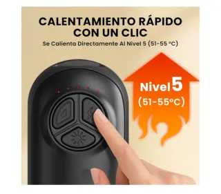 Calentador Manos Recargable + Linterna (2 Pz)