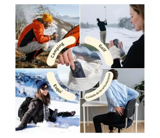 Calentador Manos Recargable + Linterna (2 Pz)