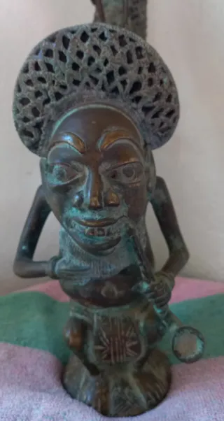 Figura Bronce África Negra