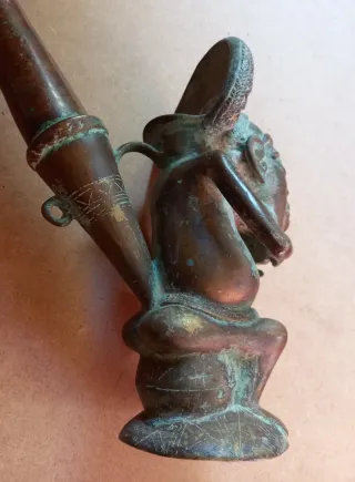 Figura Bronce África Negra