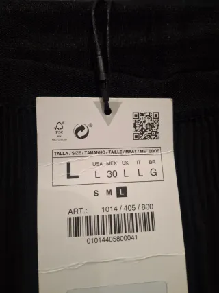 Conjunto Zara volantes fiesta negro semitransparen