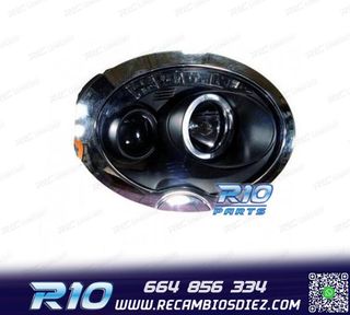 FAROS MINI R50 52 53 01-06 OJOS ANGEL LED FONDO NEGRO