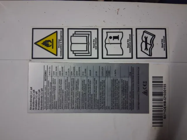 Aire Acondicionado Split S0710EMB-1