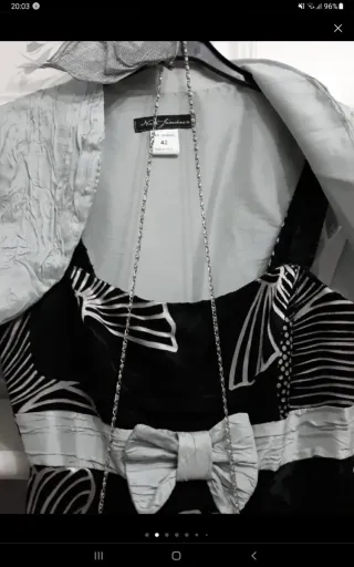 Vestido largo estampado floral