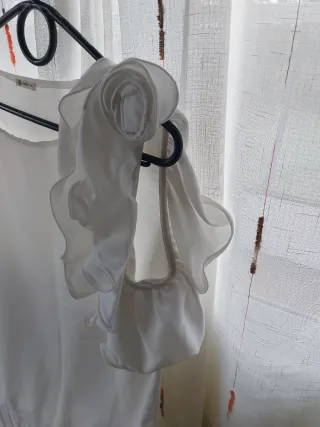 Conjunto fiesta roja y blanca