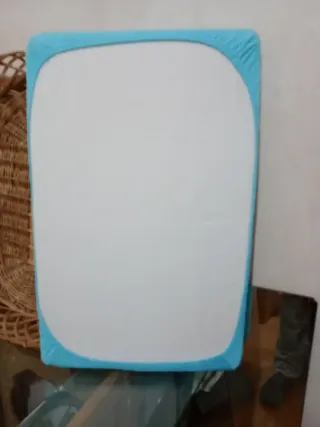 Colchoneta para bebé azul