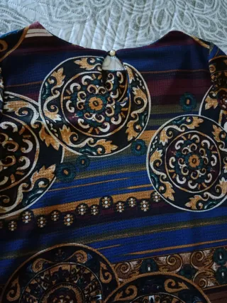 Vestido estampado mujer talla única