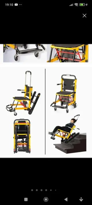 Silla eléctrica para el traslado de personas