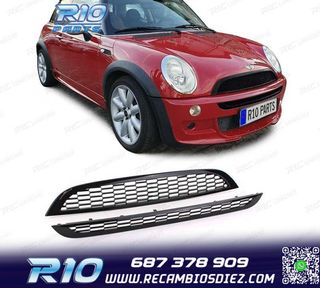 PARRILLA MINI COOPER S 01-06 NEGRO BRILLO