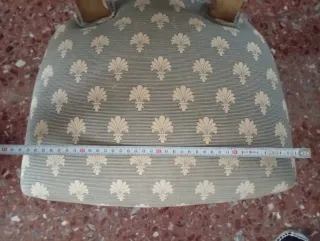 Silla francesa rejilla tapizada