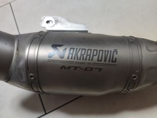 Escape Akrapovic Yamaha MT-07