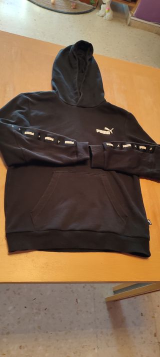 Sudadera Puma Algodón Negra Talla152 cm 11-12 Años