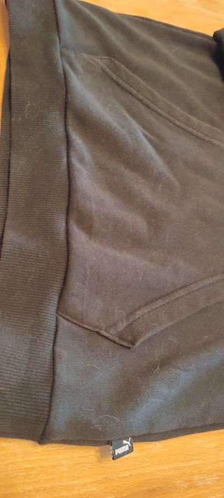 Sudadera Puma Algodón Negra Talla152 cm 11-12 Años