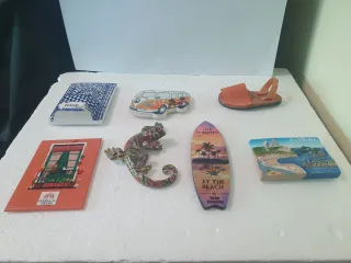 Lote 7 Imanes Nevera Viajes