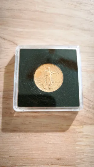 Moneda Oro American Eagle 1/4 Oz 2025 en cápsula