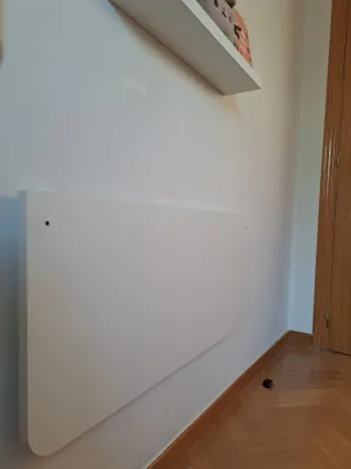 Tavolo da studio pieghevole bianco