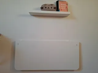 Tavolo da studio pieghevole bianco