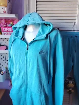 Conjunto set Chándal Azul Algodón Grueso