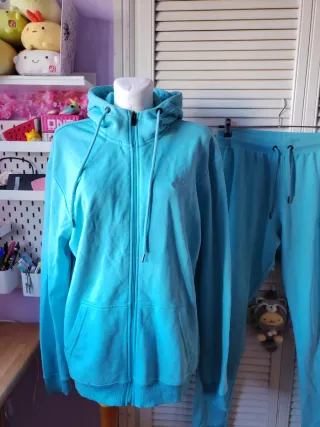 Conjunto set Chándal Azul Algodón Grueso