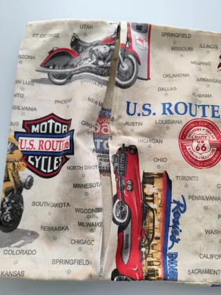 ✳️FUNDA COJIN  ROUTE 66