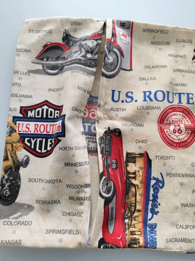 ✳️FUNDA COJIN  ROUTE 66