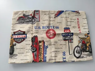 ✳️FUNDA COJIN  ROUTE 66