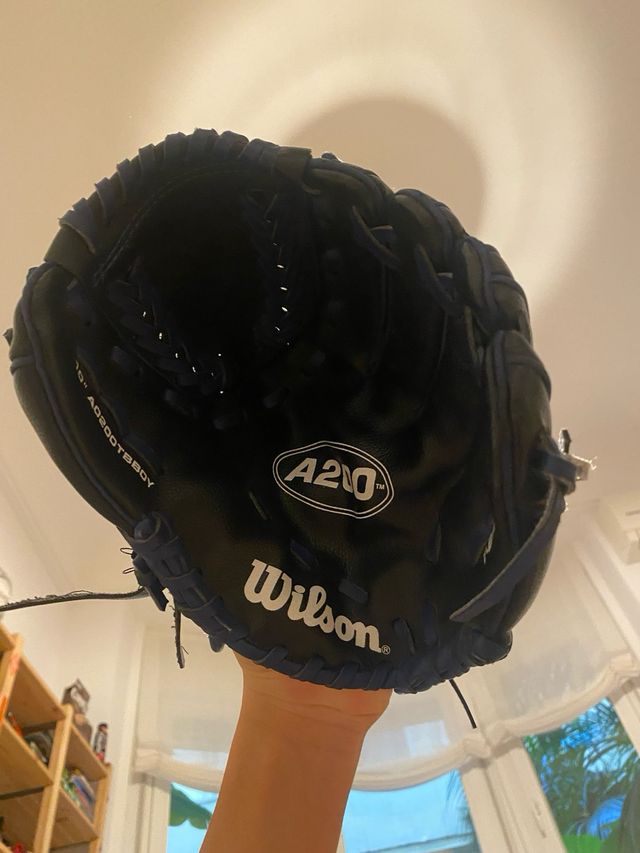 Guante de Béisbol Wilson Negro y Azul