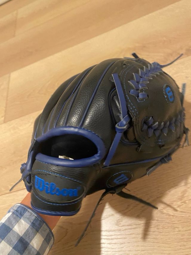 Guante de Béisbol Wilson Negro y Azul