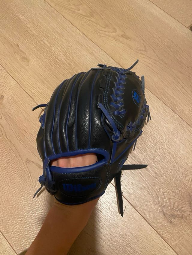 Guante de Béisbol Wilson Negro y Azul