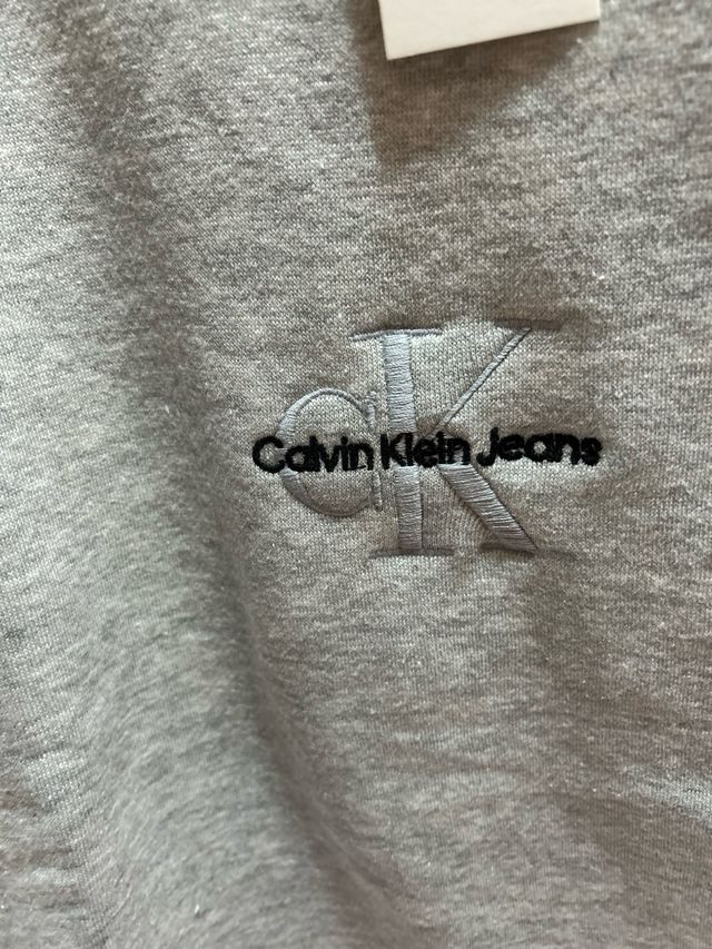 Sudadera Calvin Klein Jeans Gris Talla s