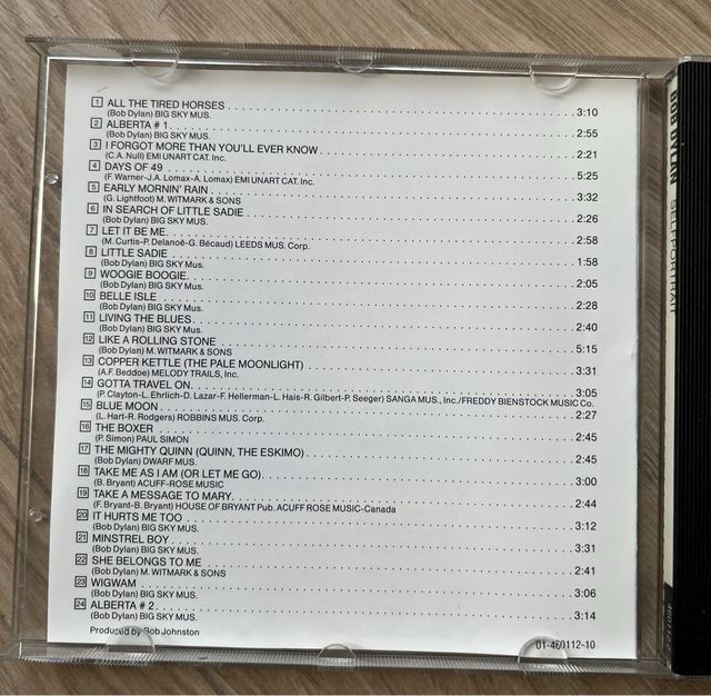 CD Bob Dylan SelfPortrait