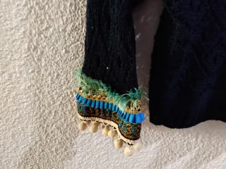 Jersey tricot marino mangas ángel