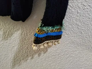 Jersey tricot marino mangas ángel