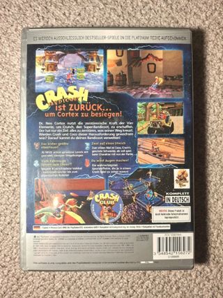 Crash Bandicoot PS2 Platinum - The Wrath of Cortex